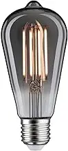 Paulmann 28864 LED Lamp Vintage ST64 7.5 W Retro Light Bulb Dimmable Smoked Glass 2200 K Gold Light E27 320 lm