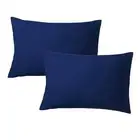 King Pillow Cases - Set of 2 - Soft & Breathable Pillow Cases King Navy Blue