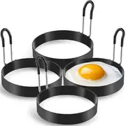 Eggs Rings, 4 Pack Stainless Steel Egg , Pancake Mold for Frying Eggs and Omelet