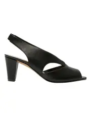 [Easy Steps] Alice Sandals in Black Leather