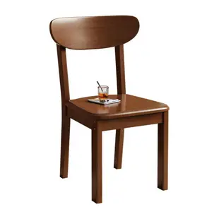 茶桌 茶桌 桌椅組合 全實木餐椅餐廳飯店現代簡約奶茶店蝴蝶椅靠背寫字書桌椅家用椅子