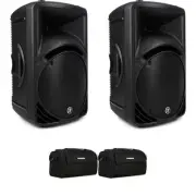 Mackie SRM450v3 1,000-watt 12-inch Powered Speaker Pair With Bags Bundle