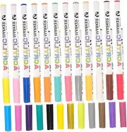 HAWILLOSCH 1 Box Drawing Acrylic Markers Paint Markers Pens Scrapbooking Acrylic Markers Pens Drawing Paint Pens Scrapbook Acrylic Pens Acrylic Paint Pens Acrylic Paint Markers Plastic