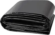 Flexible Pond Liner HDPE Pond Membrane Large Garden Pond Liners 6x9m 6x10m 6x12m 7x8m 7x10m 7x12m 8x10m Black Fish Pond Lining Pond Tarpaulin(7x8m(23x26.2ft))