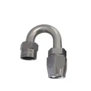 Aeroflow 180 Degree Kryptalon One Piece Full Flow Swivel Hose End Titanium -16AN