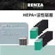 RENZA 濾網 適用Honeywell HPA-5350WTW HRF-R1 APP1AP 抗菌抗敏HEPA活性碳 空氣清淨機 兩年份