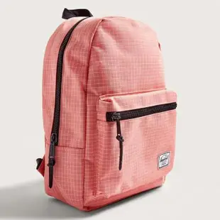 【Herschel】Grove XS 中型 粉色 白色格線 帆布 防潑水 金拉鍊 女生 背包 女包 小後背包 後背包