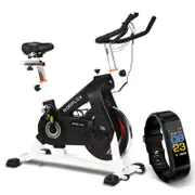NORFLEX Spin Bike Flywheel Commercial Gym Exercise Home Workout Bike Fitness WHT