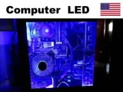 GAMING computer PC LED light - multi color RED GREEN BLUE case lighting KIT new