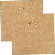Worm Blanket 2Pcs 24x24in Jute Fiber Easy Cutting Worm Bin Blanket for Composting with Pull Ring Foldable Blankets for Farm Composting Bin