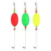 Fishing Floats Rigs 9.8 Inch, 3 Pack Conical Fishing Bobber, 3 Colors