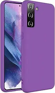 [ZUSLAB] Galaxy S21 FE 5G 2022 Case Nano Silicone Shockproof Gel Rubber Bumper Protective Cover for Samsung - Purple