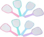 OHPHCALL Mini Travel Mirror 8pcs Pack of Foldable Makeup Mirrors Candy Compact and Portable Great for Girls Women and Artists