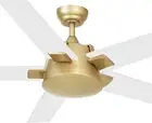 52 Inch Ceiling Fan with Wall Switch Remote Indoor Living Ceiling Fan No Lights
