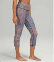 Lululemon Wunder Under High-Rise Crop 21" Spectral Fusion Jacquard Leggings 10