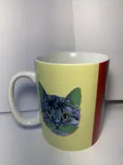 Fringe Studio Colorful Cat Coffee Mug