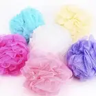 2pcs Shower Loofah Safe Multi-purpose More Thicken Fine Texture Bath Mesh Ball