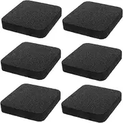 POPETPOP Home Fitness Equipment Mat 6pcs Treadmill Floor Mat for Hardwood Floor
