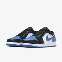 在飛比找momo購物網優惠-【NIKE 耐吉】AIR JORDAN 1 LOW 黑藍白 