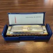 NEW Hohner Blues Harp Harmonica with Case F#, F sharp