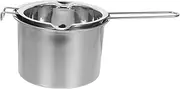 LOLIPPYY 1Set Stainless Steel Double Boiler Melting Pot Set for Wax Chocolate and Cheese Capacity with Two Pour Spouts Convenient Handle for Candle Making and Cooking