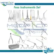 Fess Instruments Endoscopic Sinus Surgery ENT Instruments Set with case