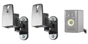 (2) Hidden Wall Mount Swivel Brackets For KRK RP4G3 Studio Monitor Speakers