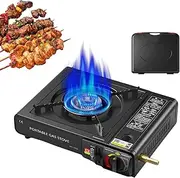 Portable Camping Stove - Backpacking Stove | High-Efficiency Cooker Lightweight Outdoor Gear, Camping Equipment for Tailgating Parties Hunting Trips RV Travel