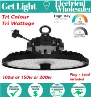 UFO LED High Bay Lights 100, 150, 200W Warehouse Industrial Factory Light Lamp