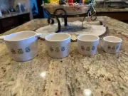 Rae Dunn EASTER EGGS Double Sided Measuring Cups NEW