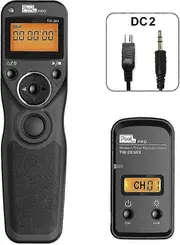 Lertenys Tw-283 Dc2 Digital Wireless Remote Control Intervalometer Cable Release Remote Shutter With Timer For Nikon Cameras