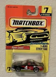 Matchbox 1997 Superfast T-Bird Stock Car #7/75