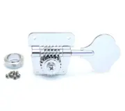 (4) Fender Chrome Logo Cloverleaf 70s Style Tuners for P/Jazz Bass 007-6568-049