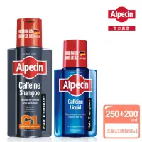 在飛比找momo購物網優惠-【Alpecin】咖啡因洗髮露 250ml 一般型C1+咖啡