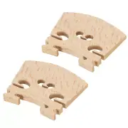 1/8 Violin Bridge Maple Wood Violin Parts for 1/8 Violin, Pack of 2