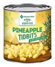 Members Mark Pineapple Tidbits (107 Ounce can)