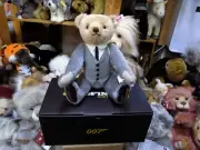 James Bond Goldfinger 60th Ani Musical Teddy Bear Ltd No 346 Steiff EAN 007637
