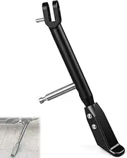 GYMARK Motorcycle Kickstand Side Support Stand for Kawasaki Ninja 400 Z400 2018-2023 Aluminium Adjustable Parking Rack External Accessories (Black), GY314