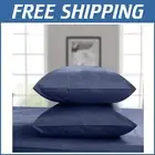 Premium Deep Pocket King Pillowcases - 2 Pack of 1200 Thread Count Supima Cotton