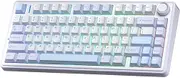 Aula F75 Mechanical RGB TKL Gray Switch Wireless Macroller Hot Swap Keyboard Ice Blue