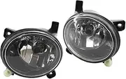Car Front Bumper Fog Lamp Anti-Fog Lamp Front Bar Lamp Compatible for Audi A4 S4 A6 Q5 8T0941699B 8T0941700B
