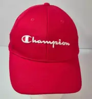 Champion SPS Script Baseball Cap Hat Team Red OSFM BNWT Snapback