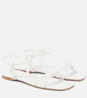[Gianvito Rossi] Gianvito Rossi Juno leather sandals AU 8 white