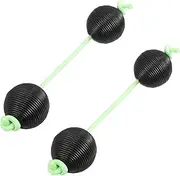 Milisten Egg Shape Rhythm Maracas Hand Tambourine Bells Nylon Musical Instruments Shaker Eggs for Boys and Girls
