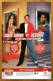 2003 Campbell's Chicken Noodle Soup Print Ad/Poster Michael Strahan Mandy Moore
