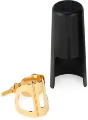 BG L10 Tradition Ligature for Alto Saxophone - Gold-lacquered