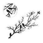 Unique Decorative Iron Birds on Tree Branches Creating Visual Interest