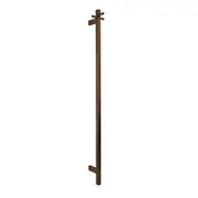 AGUZZO EZY FIT Heated Towel Rail - Single Vertical Square Tube - (H1400mm) - PVD Rose Gold