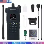 HAMGEEK APX-8000 12W Dual Band Radio Transceiver Walkie Talkie Kit Dual PTT +Mic