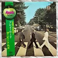 在飛比找Yahoo!奇摩拍賣優惠-【二手】 首版彩膠黑膠The Beatles-Abbey R